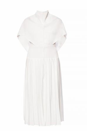 Pleated dress with a cape, zdjęcie 1 Pleated dress with a cape od Self Portrait